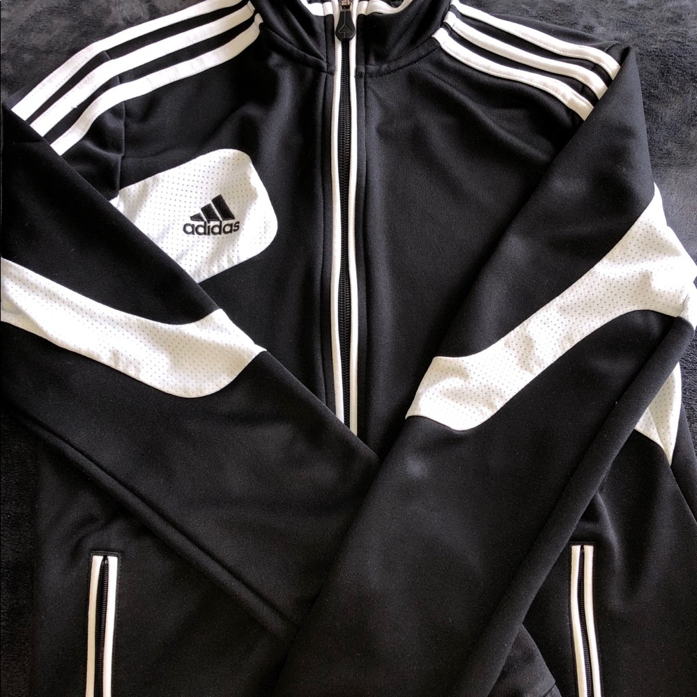 Black & White Adidas Jacket ONLY $45!!